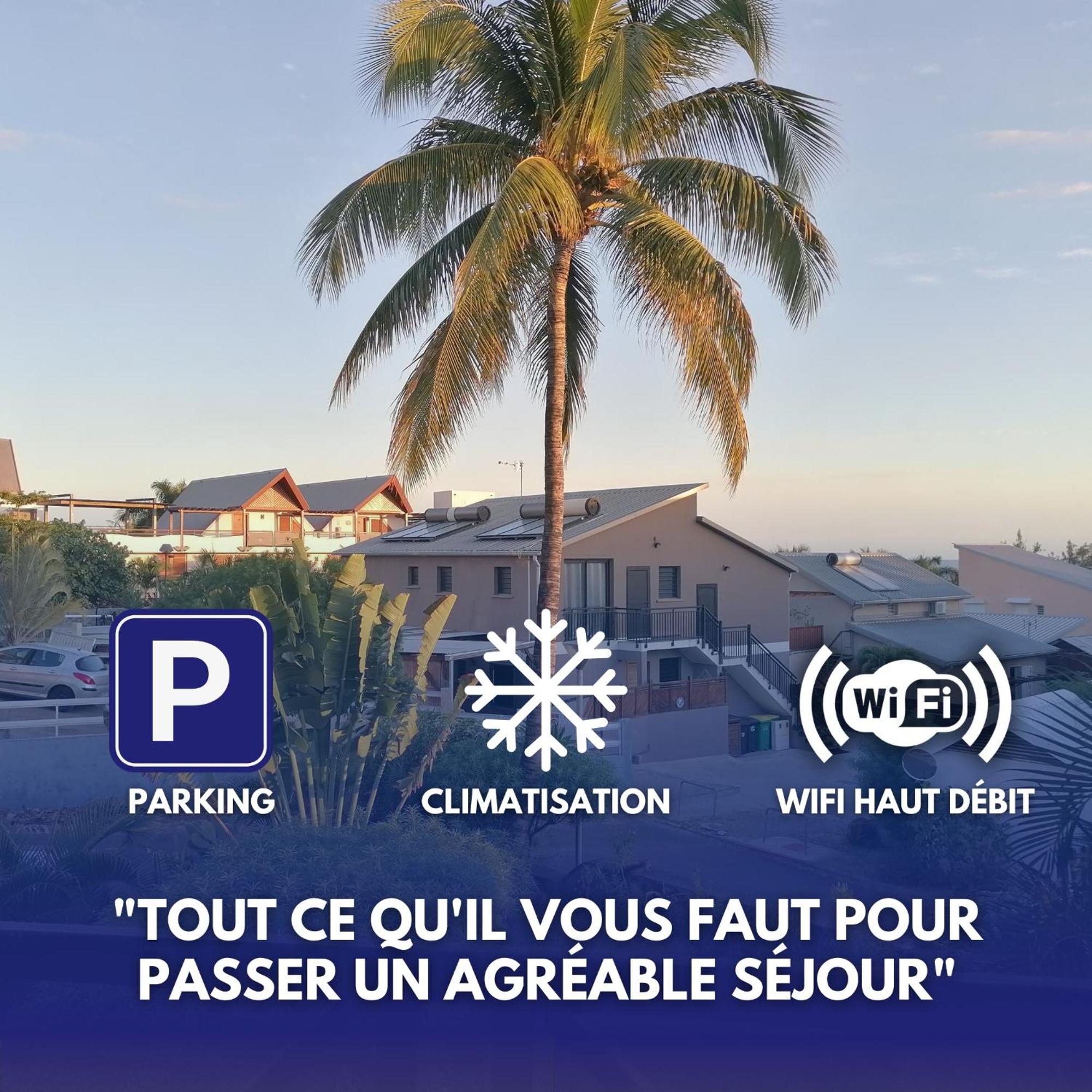 Le Tamarin Bleu - Studio A 300 M De La Plage La Saline Le Bains Buitenkant foto